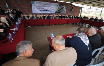 اجتماع الهيئة الوطنية لدعم الداخل المحتل (تصوير: محمود أبو حصيرة)