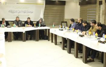 جانب من لقاء اللجنة التحضيرية بالرعاة الإعلاميين