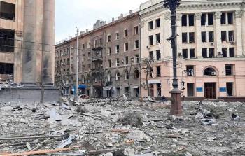 قصف روسي على مدينة خاركيف ثاني أكبر المدن الأوكرانية أكبر المدن الأ