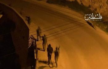 صورة لحظة اعتقال الشاب نصر مبروكة