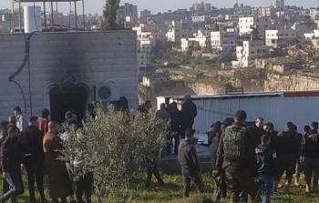 صورة من مكان الحادث