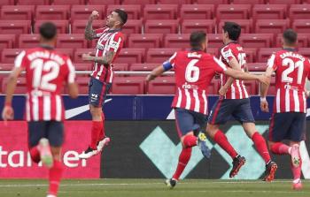 لاعبو  أتلتيكو مدريد