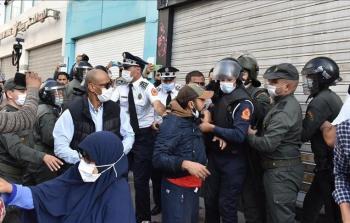 جانب من الوقفة (الأناضول)