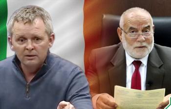 رئيس المجلس التشريعي بالإنابة والنائب الايرلندي