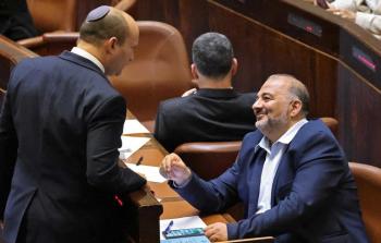 منصور عباس رئيس القائمة العربية الموحدة في الكنيست الإسرائيلي (البرلمان) - أرشيف