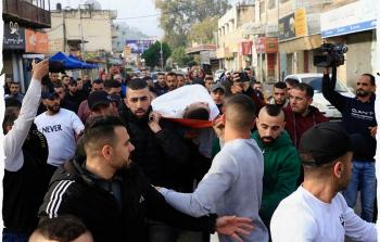 تشييع الشهيد زكارنة