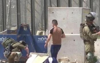 لحظة استهداف وإعدام الشهيدة غادة سباتين أمس