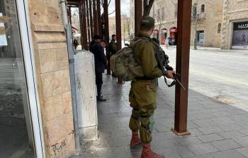 جانب من نشر الاحتلال لجنوده في الداخل المحتل