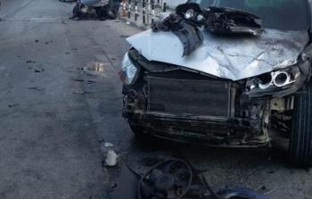 حادث سير في غزة