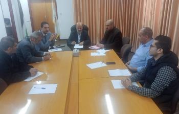 جانب من اجتماع وزارة الاقتصاد بالصرافين