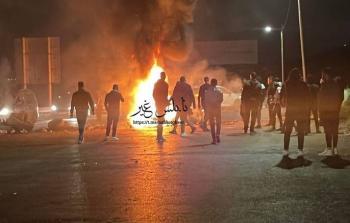 جانب من المواجهات بين الشبان وقوات الاحتلال مساء الجمعة