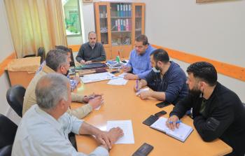 جانب من لقاء البلدية لتحسين الوضع البيئي والصحي ليلة وأيام عيد الفطر