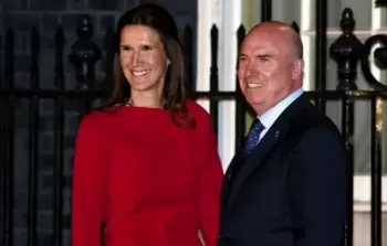 وزيرة الخارجية البلجيكية وزوجها