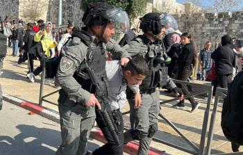 جانب من اعتقالات الاحتلال للمواطنين في القدس (صورة أرشيفية)
