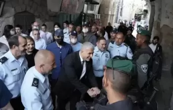 جانب من اقتحام لابيد منطقة باب العامود