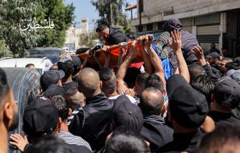 جانب من تشييع الشهيد السعدي