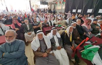 مخاتير وأعيان ورجال عشائر شاركوا في حفل حركة حماس لإحياء ذكرى معركة القدس