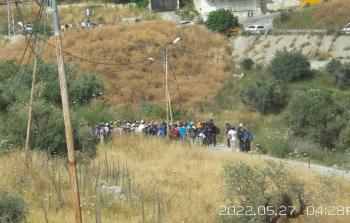 مستوطنون يقتحمون بلدة برقة