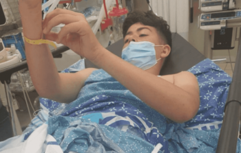 الطفل الجريح خالد لطفي سمحان