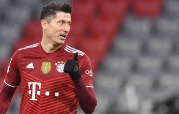 مهاجمه البولندي روبرت ليفاندوفسكي