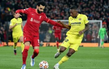 من مباراة ليفربول وفياريال اليوم