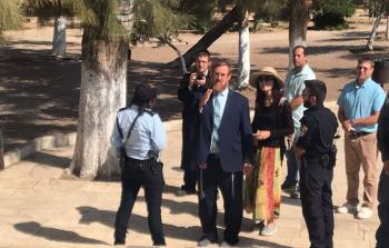 الحاخام المتطرف يهودا غليك يقتحم 