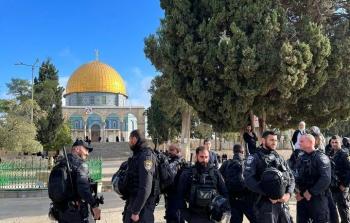 جانب من اقتحام قوات الاحتلال للمسجد الأقصى