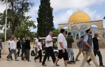 مستوطنون يقتحمون باحات الأقصى المبارك (أرشيف)