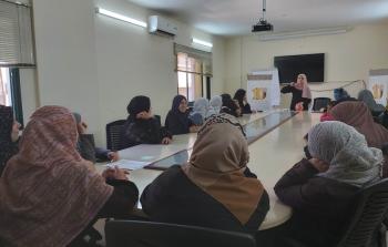 جانب من جلسة الدعم النفسي للأمهات