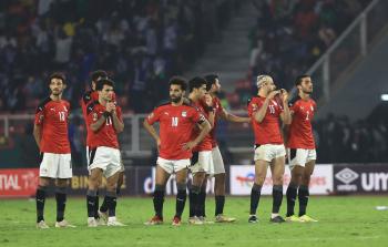 لاعبو منتخب مصر بعد الخسارة من السنغال