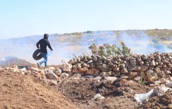 جانب من المواجهات في قصرة