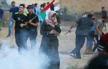 دعاء الباز توثق مسيرة العودة