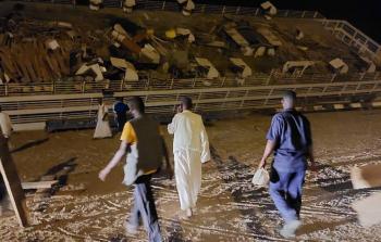 مشهد للسفينة السودانية الغارقة