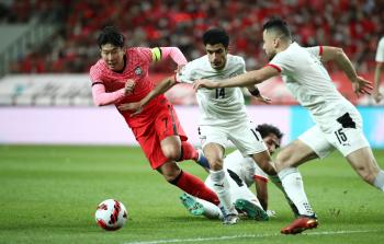 مشهد من مباراة مصر وكوريا الجنوبية