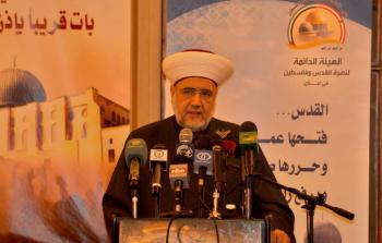 رئيس الهيئة الدائمة لنصرة القدس وفلسطين في لبنان الشيخ أحمد الكردي