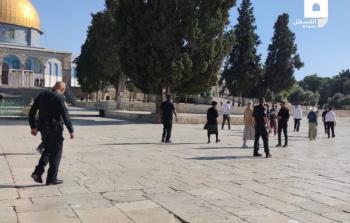 صورة حية لاقتحام المستوطنين الأقصى صباح اليوم الثلاثاء