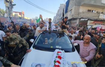 إنشاصي وسط أجواء احتفالية بخان يونس بتحرره