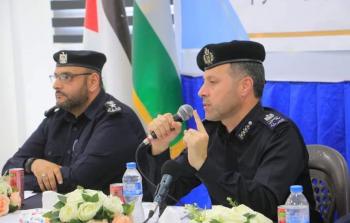 جانب من كلمة مدير عام الشرطة في الحفل اليوم