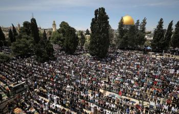 صلاة الجمعة في المسجد الأقصى المبارك (أرشيف)