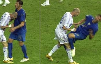 النطحة التاريخية لزيدان