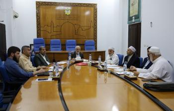 جانب من مناقشة اللجنة القانونية وبحثها لقانون التقاعد العام