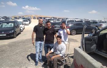 الأسير المحرر أحمد الجدعون لحظة الإفراج عنه