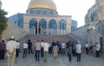 مستوطنون يقتحمون المسجد الأقصى المبارك اليوم الإثنين