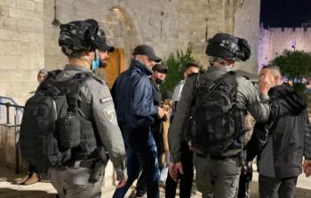 قوات الاحتلال خلال عملية الاعتقال
