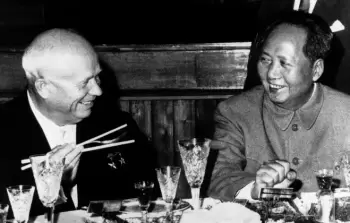 صورة من لقاء خروتشوف وماو عام 1959