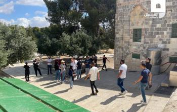 مستوطنون يقتحمون باحات الأقصى المبارك (أرشيف)