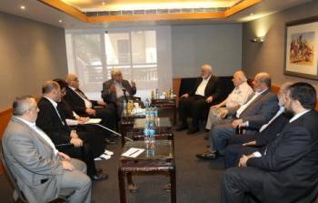 جانب من لقاءات هنية ووفد حماس بشخصيات عربية