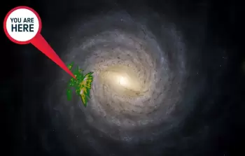 تصور نشرته وكالة الفضاء الأوروبية عن درب التبانة