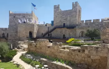 متحف قلعة القدس من الداخل ويطلق عليها الاحتلال اسم 