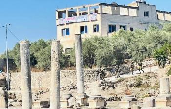 جانب من اقتحام قوات الاحتلال اليوم لسبسطية